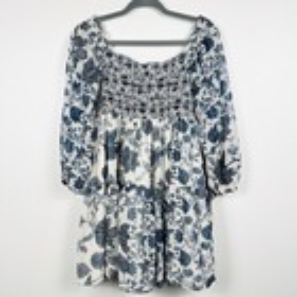 Sachin & Babi Blue Floral Lola Mini Dress SZ SMALL - Picture 5 of 8